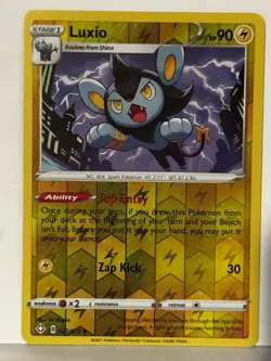 Luxio Reverse Holo 032/072 Shining Fates NM Pokemon Fast Ship - Image 1