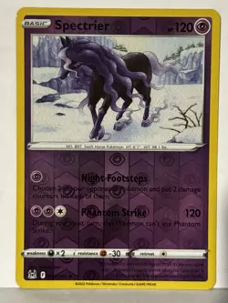 Spectrier Reverse Holo 081/196 SWSH11: Lost Origin NM Pokemon Fast Ship - Image 1