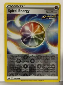 Spiral Energy Reverse Holo 159/198 SWSH06: Chilling Reign NM Pokemon Fast Ship - Image 1