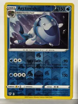 Arctovish Reverse Holo 054/189 SWSH03: Darkness Ablaze NM Pokemon Fast Ship - Image 1