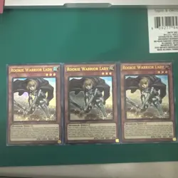 3x YuGiOh! - Rookie Warrior Lady GFP2-EN043 Ultra Rare 1st Edition Near Mint - Image 1