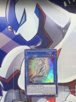 YUGIOH MEGALITH OPHIEL | SUPER RARE | 1st EDITION | IGAS-EN035 - Image 1