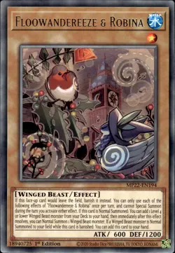 Floowandereeze & Robina - Rare 1st Edition MP22-EN194 - NM - YuGiOh - Image 1