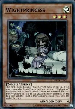 Wightprincess - Super Rare OP25-EN006 - NM - YuGiOh - Image 1