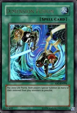 Dimension Fusion - Ultra Rare IOC-EN094 (2007) - MP - YuGiOh - Image 1