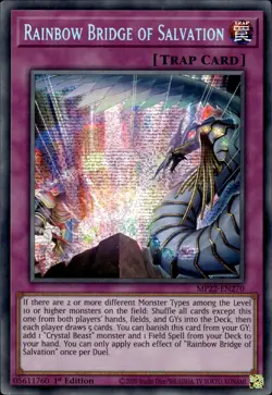 Rainbow Bridge Of Salvation - Prismatic Secret Rare 1st MP22-EN270 - NM - YuGiOh - Image 1