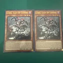 2x Loris, Lady of Lament MP24-EN164 Ultra Rare - 1st Edition Near Mint Yugioh! - Image 1