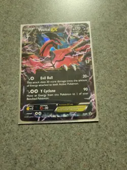 Yveltal EX XY08 Black Star Promo Holo Pokemon Card LP - Image 1