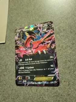 Yveltal EX XY08 Black Star Promo Holo Pokemon Card LP - Image 2