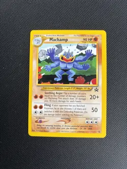Pokemon Card Black Star Promo Machamp 43 WOTC - Image 1