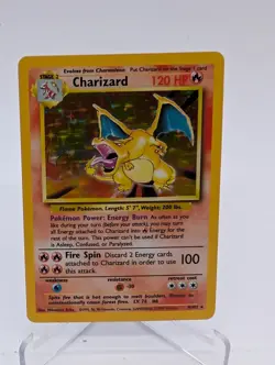 Pokemon TCG Charizard 1999-2000 Base Set Holo Rare Card 4/102 - Image 1