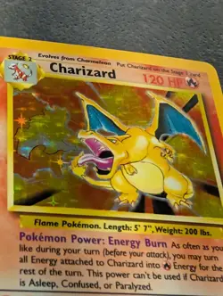 Pokemon TCG Charizard 1999-2000 Base Set Holo Rare Card 4/102 - Image 5