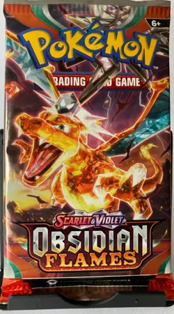 Pokemon SV Obsidian Flames Booster Pack - 10 Cards / Pack - random art - Image 1