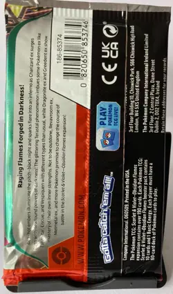 Pokemon SV Obsidian Flames Booster Pack - 10 Cards / Pack - random art - Image 3
