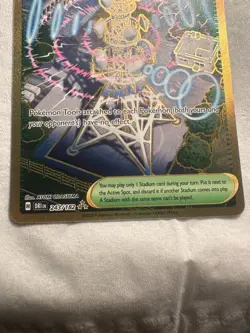 Jamming Tower 243/182 - Gold Hyper Rare Destined Rivals Pokemon TCG - NM Card - Image 4