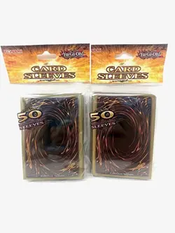 YU-GI-OH! Deluxe Card Sleeves (2 Pack) Multicolor - Image 1