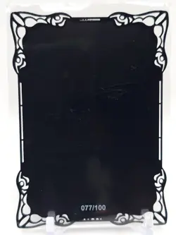 Goddess Story - Black Metal Waifu Card - Hinata Uzumaki - NUMBERED #/100 - Image 2