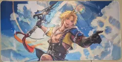 Playmat Tidus FFX Final Fantasy TCG MTG Magic The Gathering - Image 1