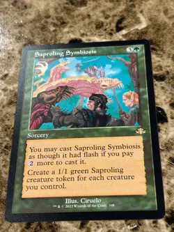 SAPROLING SYMBIOSIS Magic MTG Dominaria Remastered Retro Frame - Image 1