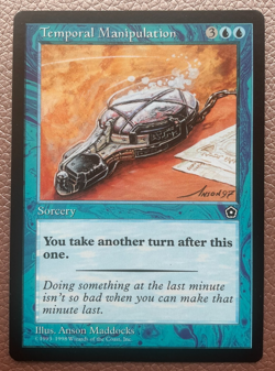 Temporal Manipulation MTG Magic the gathering - Image 1