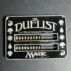 MTG The Duelist Black Metal Abacus Life Counter RARE - Image 1