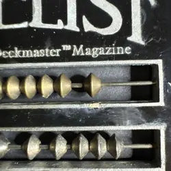 MTG The Duelist Black Metal Abacus Life Counter RARE - Image 3