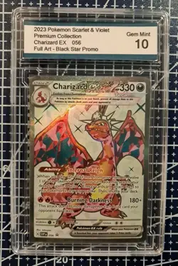 Charizard Ex SVP 056 Black Star Promo 2023 Holo Pokemon Gem Mint 10 - Image 1