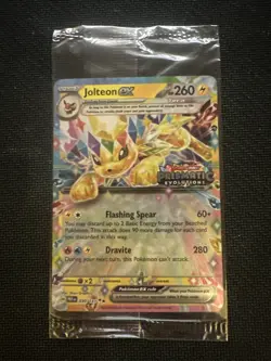 Jolteon EX 30/131 Stamped Prismatic Evolutions Surprise Box Promo Sealed Pokemon - Image 1