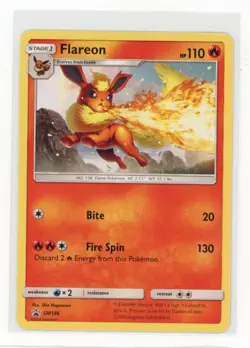 Pokemon SM Promos #SM186 Flareon Holo Rare - Image 1