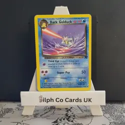 Dark Golduck 37/82 Team Rocket Set Pokemon Center WOTC - Image 1
