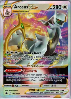 Arceus Vstar SWSH307 - Pokemon TCG SWSH Black Star Promos - Holo Promo (NM) - Image 1
