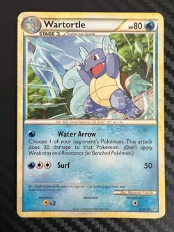 Pokemon TCG Wartortle Unleashed Regular Uncommon 42/95 HP - Image 1