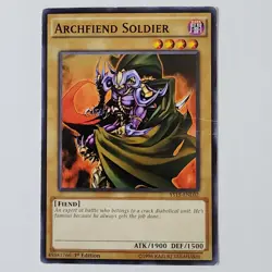 Archfiend Soldier - YS15-ENL02 - HP/DMG - Common - 1st ed - Yugioh - Image 1