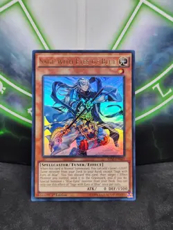 Yugioh Sage with Eyes of Blue SHVI-EN020 Ultra Rare 1st Edition NM - Image 1