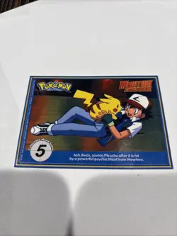 Abra #63 Pokemon The First Movie Promo Card PokeTrivia Regular MP - Image 2