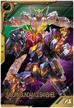 Banshee LX02-004 LX Holo Japanese Gundam Arsenal Base card 1ds - Image 1