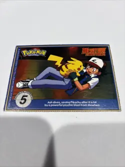 Abra #63 Pokemon The First Movie Promo Card PokeTrivia Regular MP - Image 2