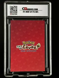 Eevee PONCHO Celebi CG Pristine 10 Card Database Go CGC PSA Pokemon 2025 - Image 2