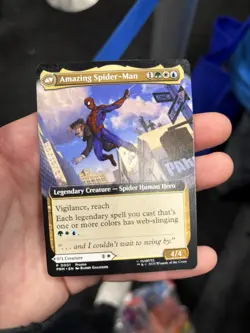 Magic the Gathering Peter Parker Spider-Man NYCC 2025 Exclusive PROMO Card MTG - Image 1
