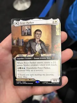 Magic the Gathering Peter Parker Spider-Man NYCC 2025 Exclusive PROMO Card MTG - Image 2