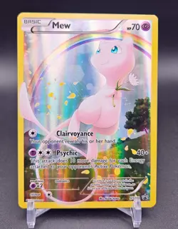 Mew XY110 Black Star Promo - Mythical Collection Holo Pokemon Card - NM Unplayed - Image 1