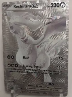 *Custom-made* *SALE*High Quality,2pc Set Reshiram/Zekrom Ex"Display Card" - Image 2
