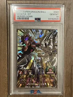 PSA10 Super Dragon Ball Heroes UGM6-041 Gogeta GT Trading Card Collectible - Image 1