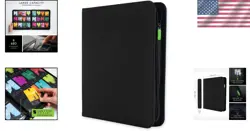 Trading Card Binder 12-Pocket Exo-Tec Material 480 Capacity Black - Image 2