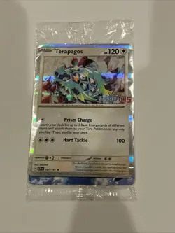 Terapagos Fuecoco 161/191 Pokemon Best Buy Holo SEALED PROMO Pokemon Card - Image 1