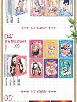 ACG Goodes Girls Waifu Card Anime 13 Pack CCG Booster Box new - Image 5