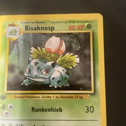Pokemon Card Ivysaur BISAKNOSP GERMAN 1st Edition Base Set 30/102 Uncommon Clean - Image 4