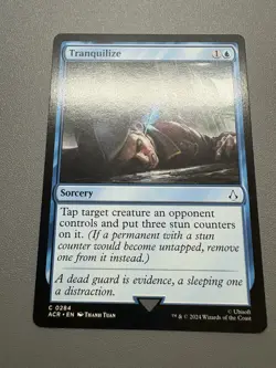 Tranquilize 0284 MTG ACR Common LP REGULAR - Image 1