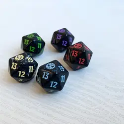 MTG Marvel's Spiderman Spindown Dice Set of 5, five pieces Magic the Gathering - Image 3