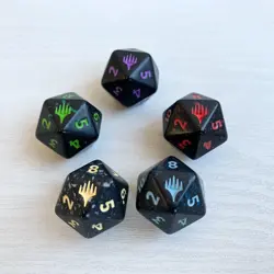 MTG Marvel's Spiderman Spindown Dice Set of 5, five pieces Magic the Gathering - Image 4